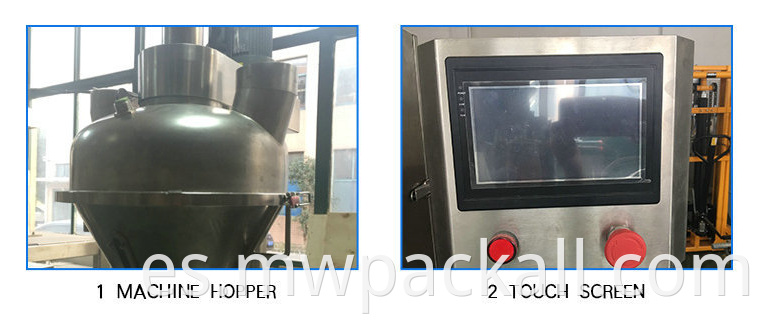 Polvo seco automático Máquina de llenado de partículas pequeñas / Máquina de dosificación de polvo / relleno de sinfín